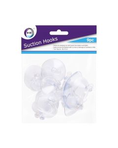 DID Suction Hooks 4.5cm 9 Pack