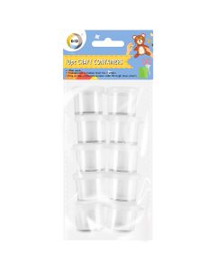 DID Transparent Craft Containers 10ml 10 Pack