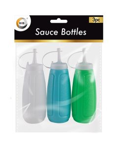 DID Squeezy Sauce Bottles 3pc