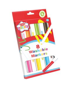 Kids Create 8 Washable Colouring Markers