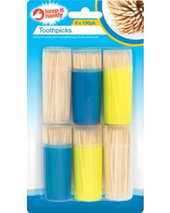 Keep It Handy Toothpicks 6 X 100pk