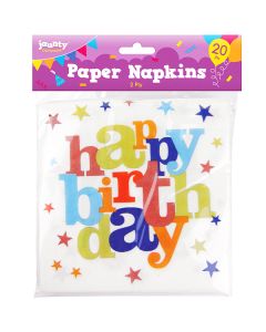 Jaunty Partyware 2-Ply Paper Napkins 20 Pack