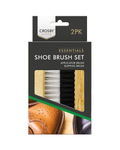 Crosby Shoe Brush Set 2pk