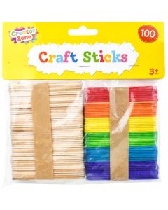 Creator Zone Craft Sticks 100pk