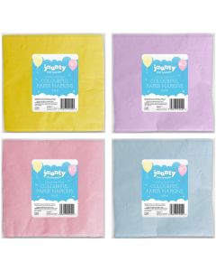 Colourful Paper Napkins 2 Ply 30 Packs Assorted Colours