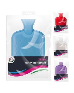 DID Hot Water Bottle Assorted Colours 2l