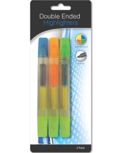 Double Ended Highlighters 3 Pack