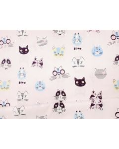 Craft Jones Pink Fox print fabric