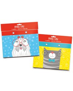 PUrrfect Pets Ringbinder Pencil Case Two Assorted