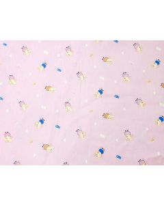 Animal Bear Rabbit print fabric