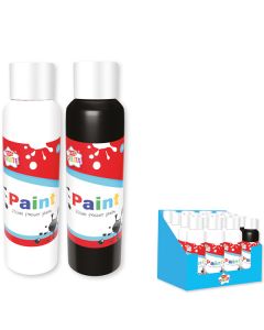 Kids Create Poster Paint Black & White 250ml CDU