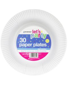 Let's Party Paper Plates 23cm 30pk