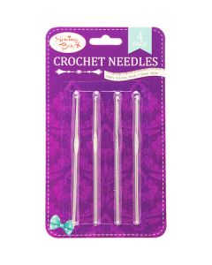 Sewing Box Assorted Crochet Needles Set 4 Pack