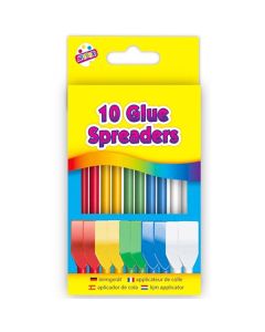 Artbox Assorted Colour Glue Spreaders 10 Pack