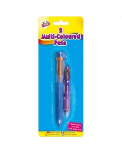 Artbox Multi-Coloured Retractable Pens - One Large 1 Small