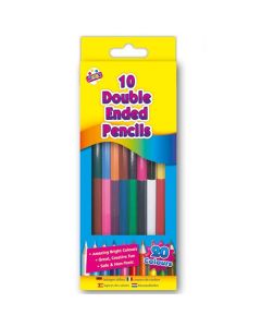 Artbox Assorted Colour Double-Ended Colouring Pencils 10 Pack