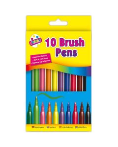 Artbox Assorted Colour Brush Pens 10 Pack