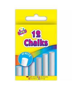 Artbox White Chalks 12 Pack CDU