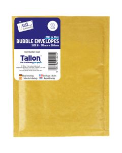 Just Stationery Size H Peel & Seal Bubble Envelopes 270mm X 360mm 2 Pack