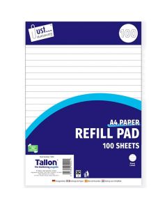 Just Stationery A4 Refill Pad 100 Sheets