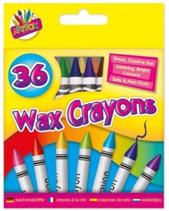 Artbox Wax Crayons Assorted Colours 36 Pack