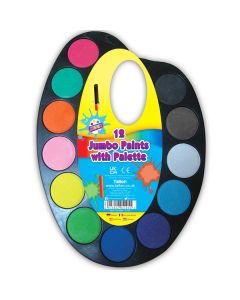 Artbox 12 Jumbo Paints With Palette