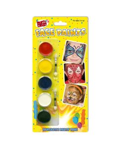 Party Crazy Face Paints 5 Pack