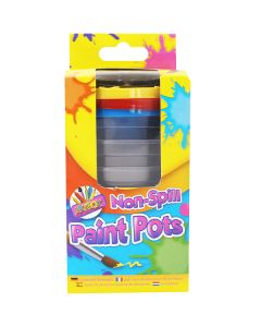 Artbox Non-Spill Tall Paint Pots 7.5mm 3 Pack