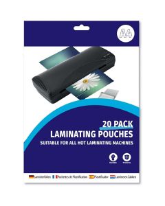 Just Stationery A4 160 Micron Laminating Pouches 20 Pack