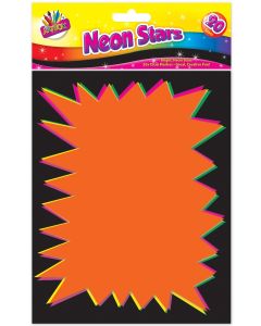 Artbox Fluorescent Flashes 20 X 15cm 20 Pack