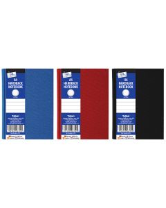 Just Stationery A6 Ruled Hardback Notebook Assorted Colours