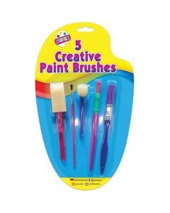 Kids Create Creative Paint Brush Set 5pc