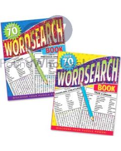 70 Puzzle 80gsm Word Search Book Assorted