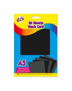 Artbox A5 Black Craft Card 30 Sheets