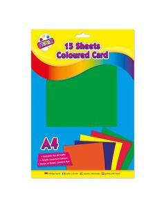 Artbox A4 Assorted Colour Craft Card 15 Sheets