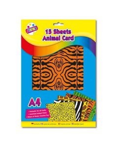 Artbox A4 Animal Print Craft Card 15 Sheets