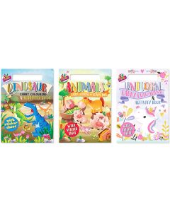 Artbox A4 Carry Colouring & Activity Pad Assorted