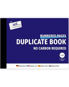 Just Stationery Half Size Duplicate Book 80 Pages