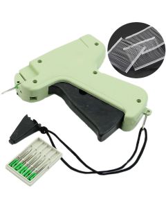 Tagging gun with barbs needles