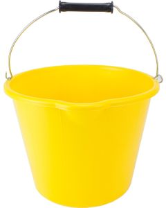 Heavy Duty Yellow Builders Bucket 14l