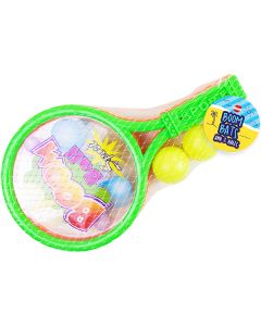 Hoot Boom Bat Rackets & Balls Tennis Set