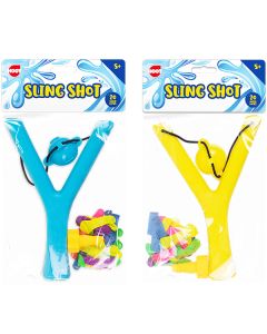 Hoot Sling Shot With 20 Water Bombs Set Assorted Colours