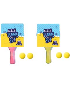 Hoot Beach Tennis Set Assorted Colours