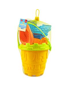 Hoot Beach Sandcastle Bucket Set 6pc