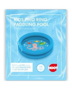 Hoot Kids Two-Ring Sea Animal Paddling Pool 76cm X 20cm