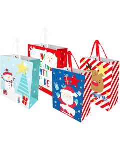 Christmas Cute Medium Gift Bags 2 Pack Assorted