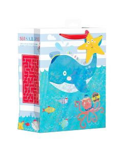 Giftmaker Whale Activity Gift Bag Medium