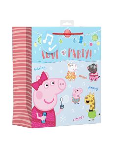 Peppa Pig Love To Party Gift Bag Large