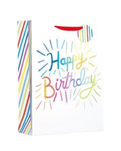 Giftmaker Brights Happy Birthday Gift Bag Xl