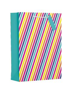 Giftmaker Rainbow Stripes Gift Bag XL